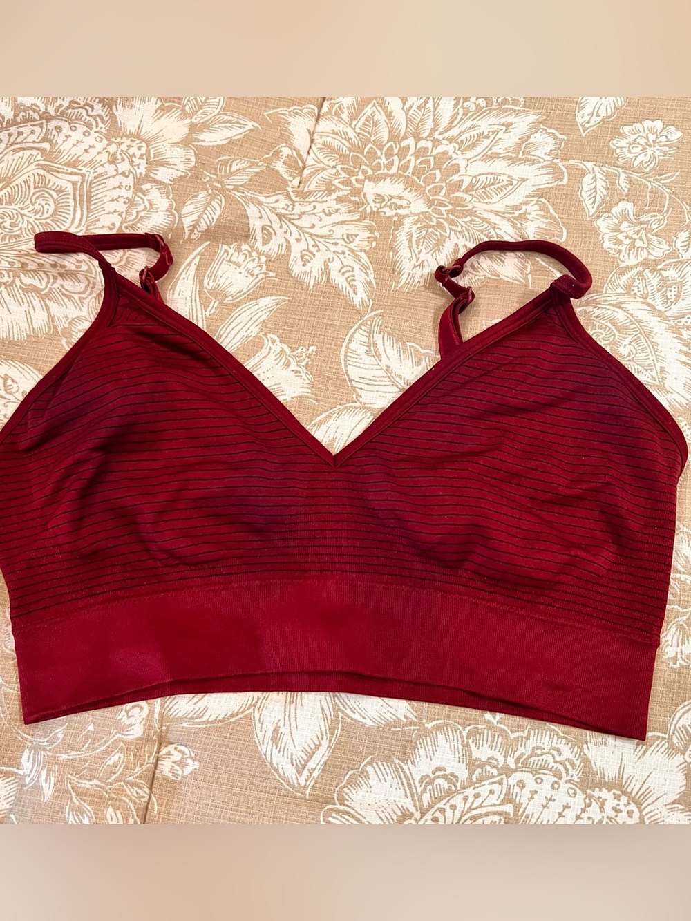 Secret Treasures Wine Seamless Bralette
